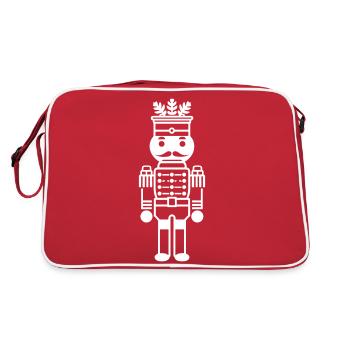 Feiertag Nussknacker - Retro Tasche - Rot/Weiß - Hinten