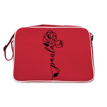 Paula Nom Prénom Nom Fleur - Sac Retro - rouge/blanc - Dos