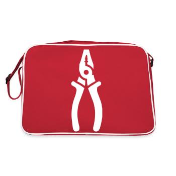 Pince à outils - Sac Retro - rouge/blanc - Dos