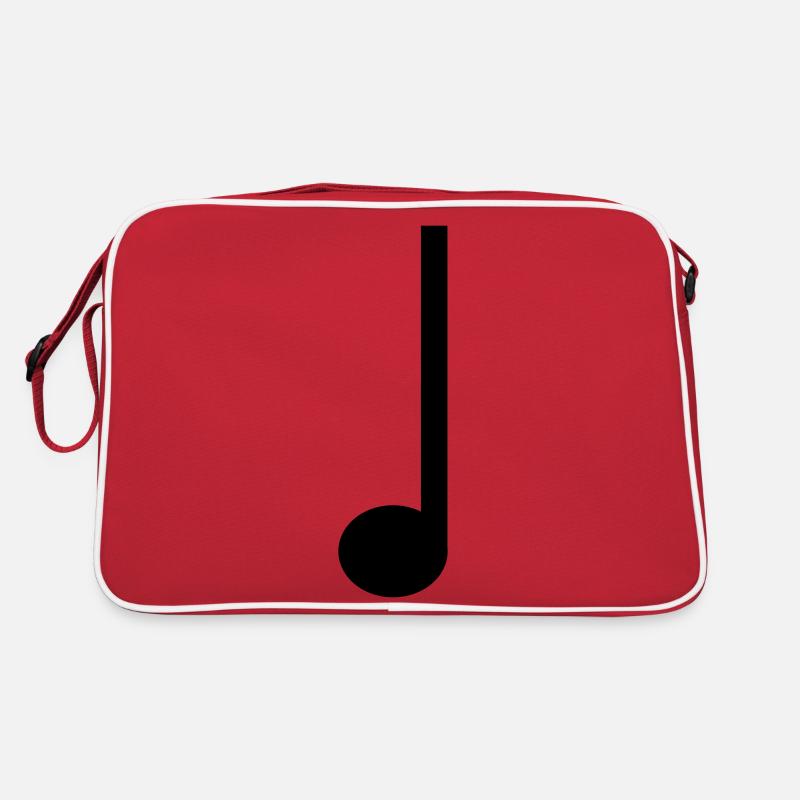 Viertelnote Musik Retro Tasche
