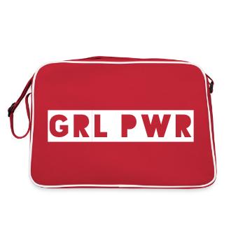Girl Power - Sac Retro - rouge/blanc - Dos