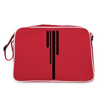goutte à goutte - Sac Retro - rouge/blanc - Dos