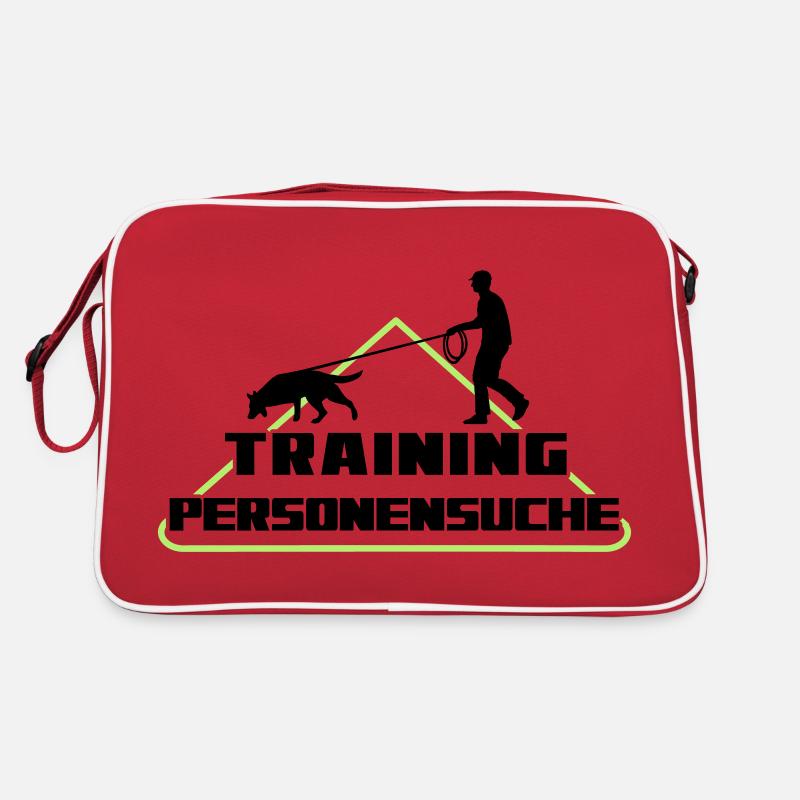 TRAINING PERSONENSUCHE MANN Retro Tasche