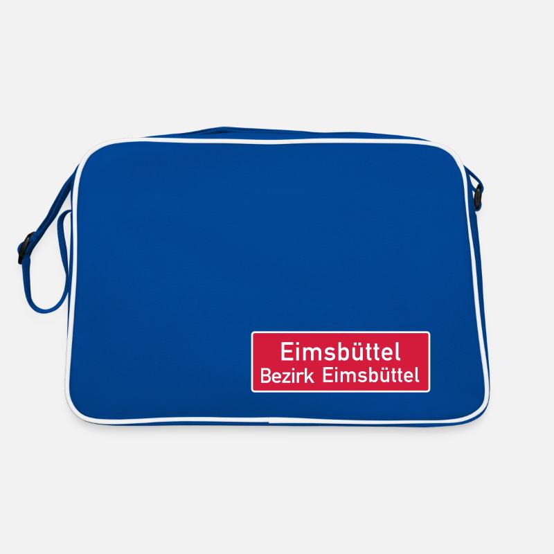 Eimsbüttel - Orts Bezirksschild Hamburg Retro Tasche