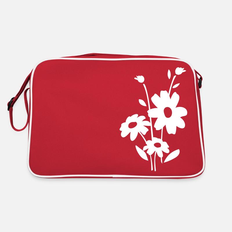 Blumen Blümchen Flower fleur Retro Tasche