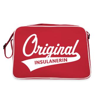 Originale insulaire (T-Shirt / 1C) - Sac Retro - rouge/blanc - Dos