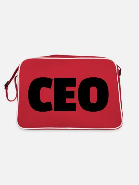 PDG Chef Boss - Sac Retro - rouge/blanc - Dos