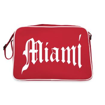 Miami - Sac Retro - rouge/blanc - Dos