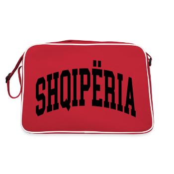 Albanie - Sac Retro - rouge/blanc - Dos
