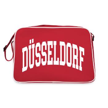 Dusseldorf - Retro Bag - red/white - Back