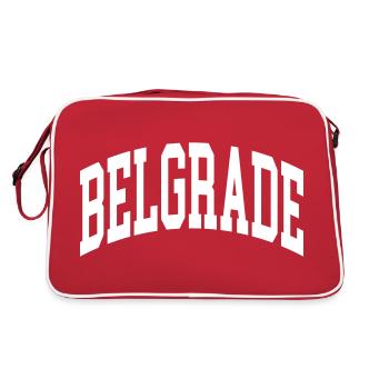 Belgrade - Sac Retro - rouge/blanc - Dos