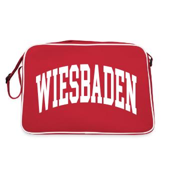 Wiesbaden - Sac Retro - rouge/blanc - Dos
