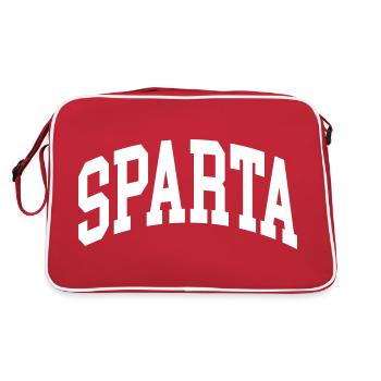 Sparta - Retro Bag - red/white - Back