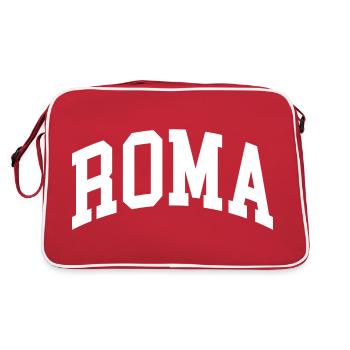 Rome - Retro Bag - red/white - Back