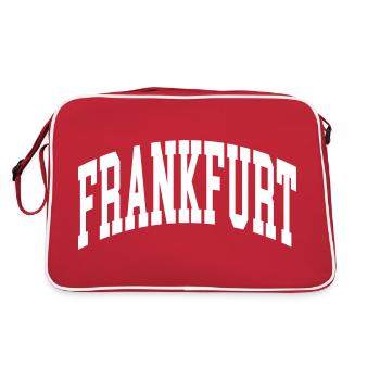 Frankfurt - Retro Tasche - Rot/Weiß - Hinten