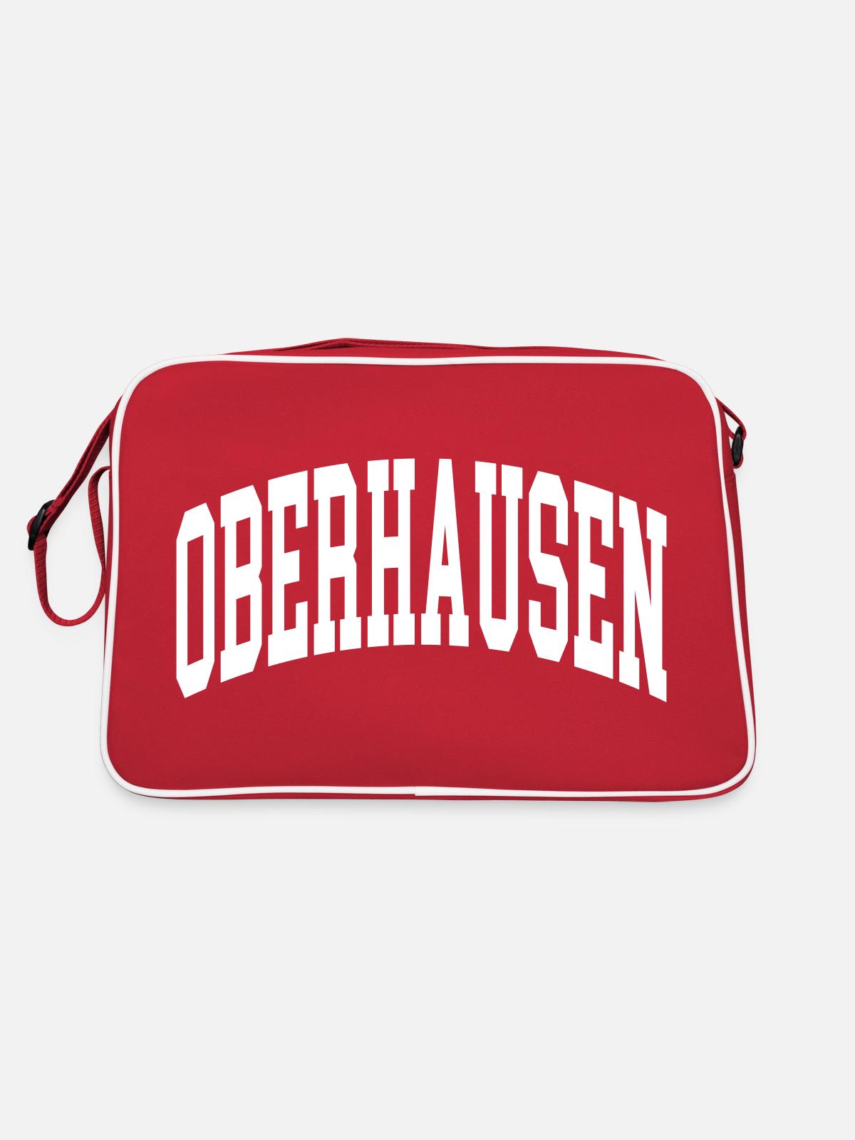 Oberhausen - Retro Bag - red/white - Back