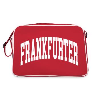 Frankfurter - Retro Tasche - Rot/Weiß - Hinten