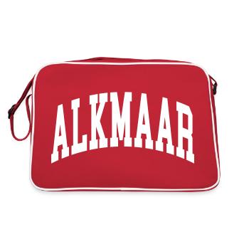 Alkmaar - Sac Retro - rouge/blanc - Dos