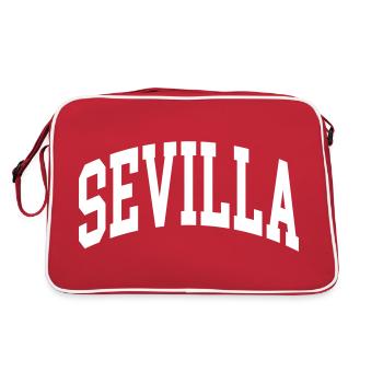 Séville - Sac Retro - rouge/blanc - Dos
