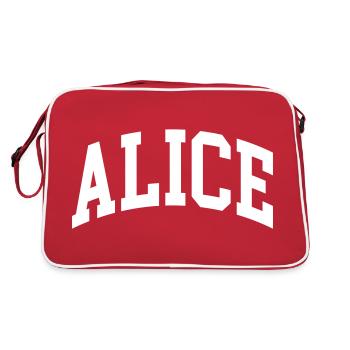 Alice - Sac Retro - rouge/blanc - Dos