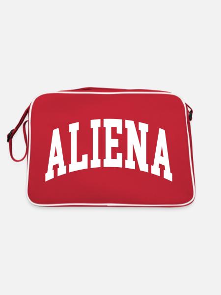 Aliena - Sac Retro - rouge/blanc - Dos