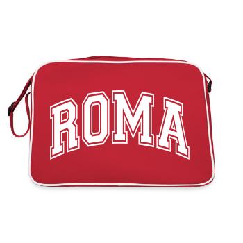 Rome - Retro Bag - red/white - Back
