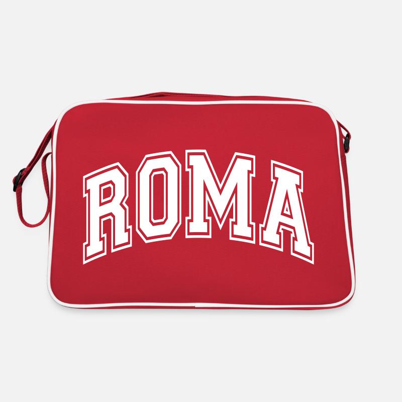 Rome - Sac Retro - rouge/blanc
