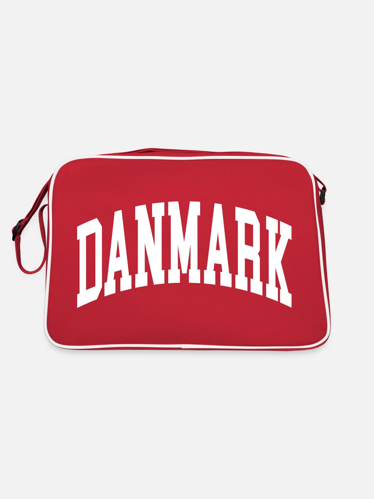 Danemark - Sac Retro - rouge/blanc - Dos