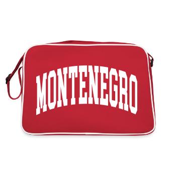 Montenegro - Retro Bag - red/white - Back