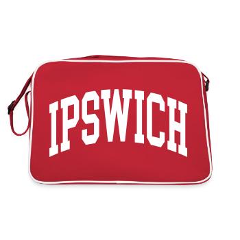 Ipswich - Retro Bag - red/white - Back
