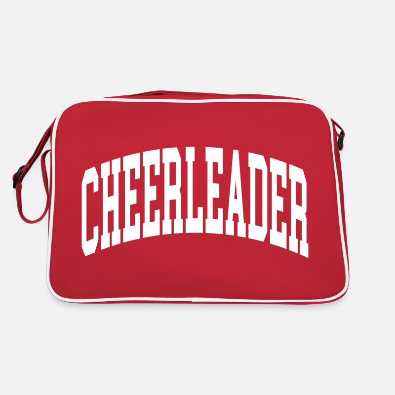Cheerleader - Retro Tasche - Rot/Weiß