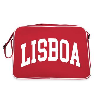 Lisbonne - Sac Retro - rouge/blanc - Dos