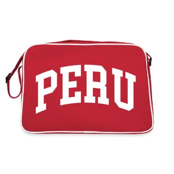 Pérou - Sac Retro - rouge/blanc - Dos