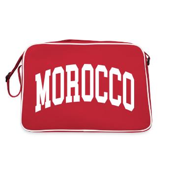 Maroc - Sac Retro - rouge/blanc - Dos