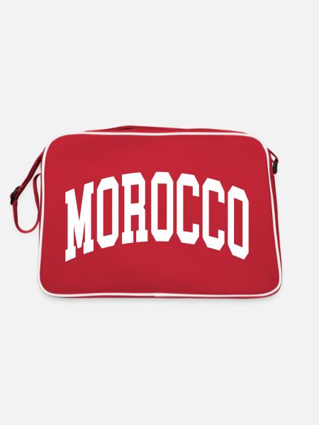 Maroc - Sac Retro - rouge/blanc - Dos
