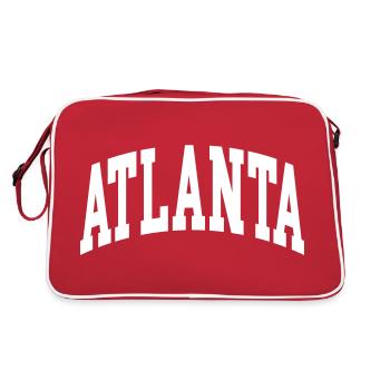 Atlanta - Retro Bag - red/white - Back