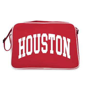 Houston - Retro Bag - red/white - Back