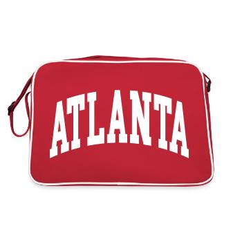 Atlanta - Retro Bag - red/white - Back