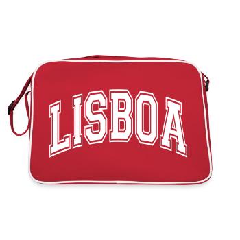 Lisbonne - Sac Retro - rouge/blanc - Dos