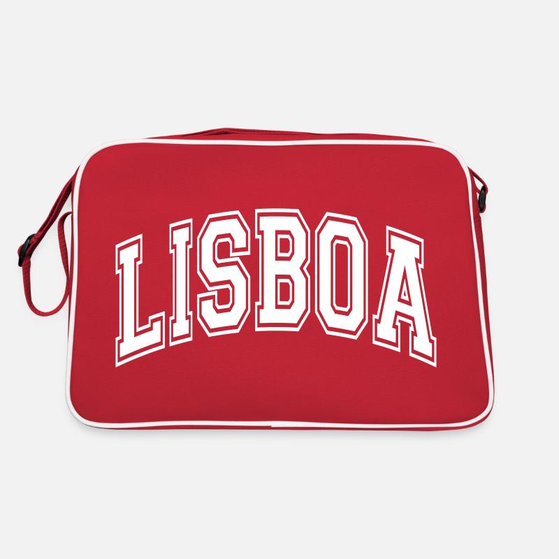 Lisbon - Retro Bag - red/white