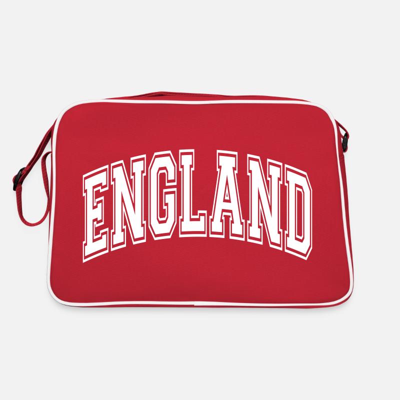 England - Retro Bag - red/white