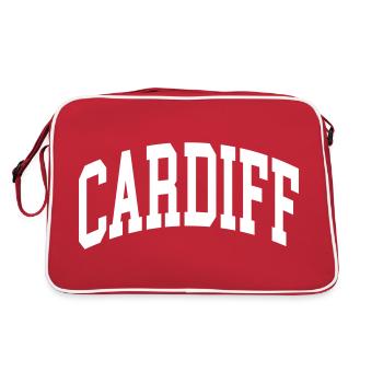 Cardiff - Retro Bag - red/white - Back