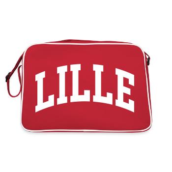 Lille - Sac Retro - rouge/blanc - Dos