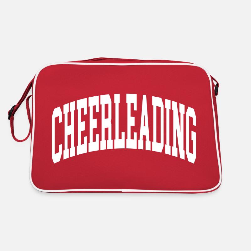 Cheerleading - Retro Tasche - Rot/Weiß