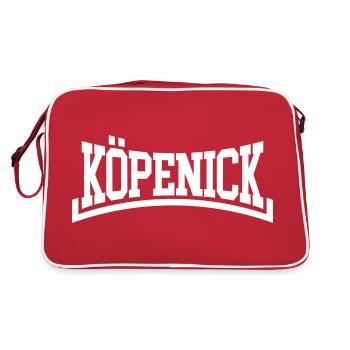 Köpenick - Retro Tasche - Rot/Weiß - Hinten