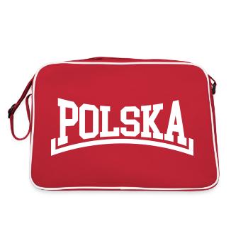 Pologne - Sac Retro - rouge/blanc - Dos