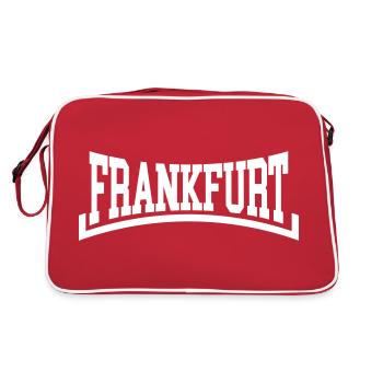 Frankfurt - Retro Tasche - Rot/Weiß - Hinten