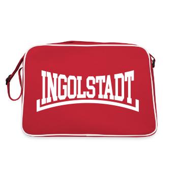 Ingolstadt - Retro Tasche - Rot/Weiß - Hinten
