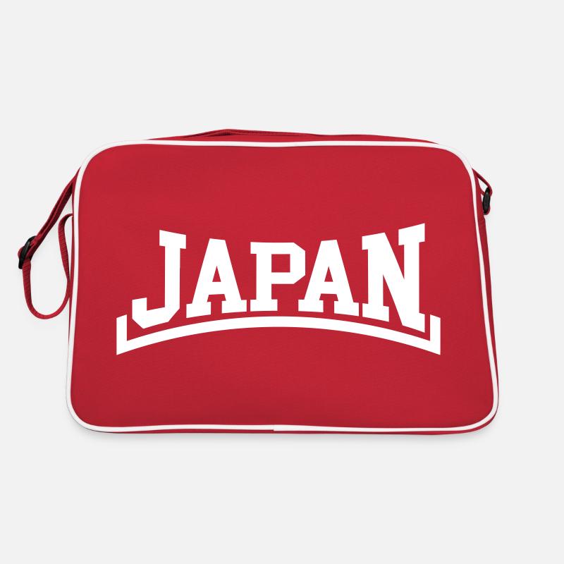 Japan - Retro Tasche - Rot/Weiß