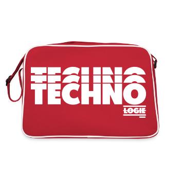 TECHNOLOGY - Retro Bag - red/white - Back